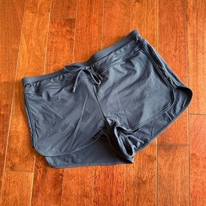 Athleta Lahaina Navy Swim Shorts M